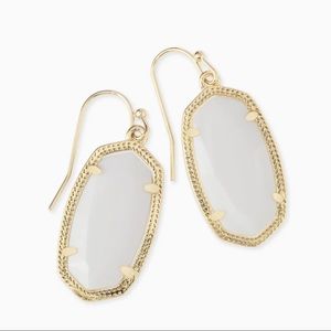 White Kendra Scott Earrings